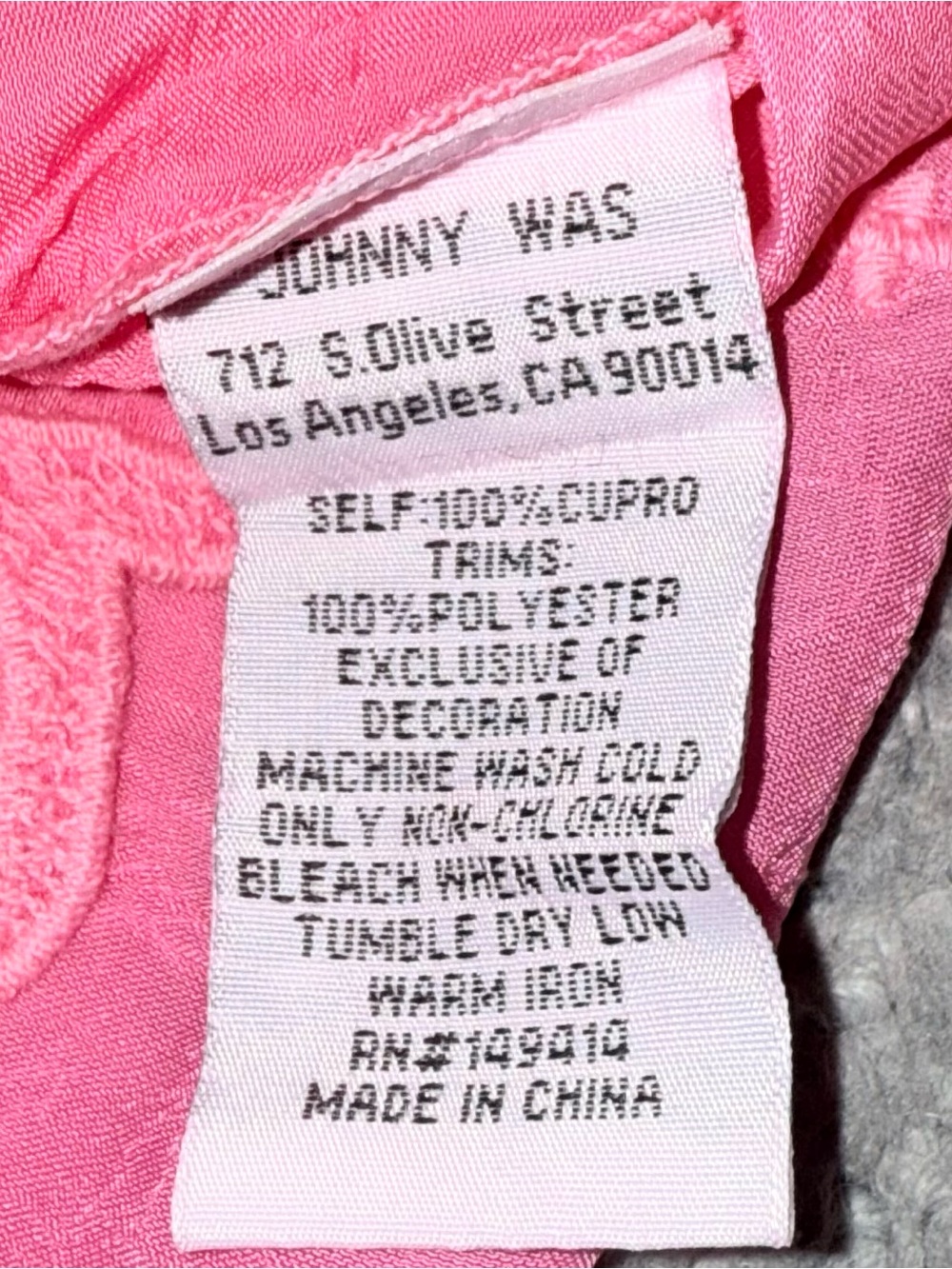 JOHNNY WAS ZOLIN DOLMAN TUNIC IN HOT PINK - Picture 8 of 8